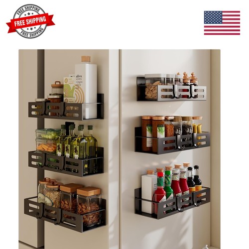 Pack magnetic spice rack for - 6,