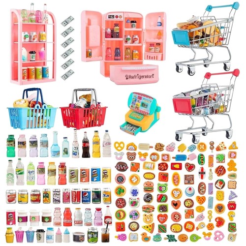 164pcs mini shopping cart - mini,