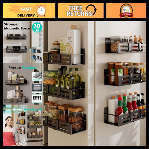 Pack magnetic spice rack - 6,