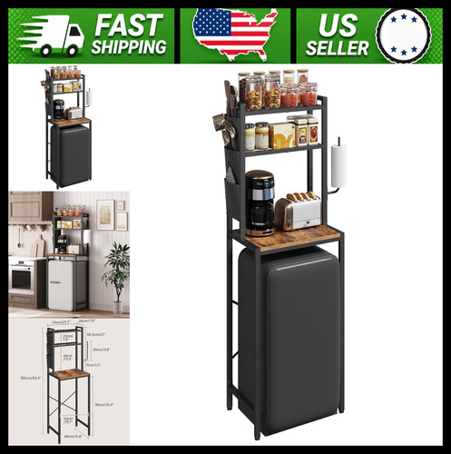 Tier microwave stand with - 3-tier,