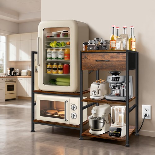 Fruui mini fridge stand - fridge,