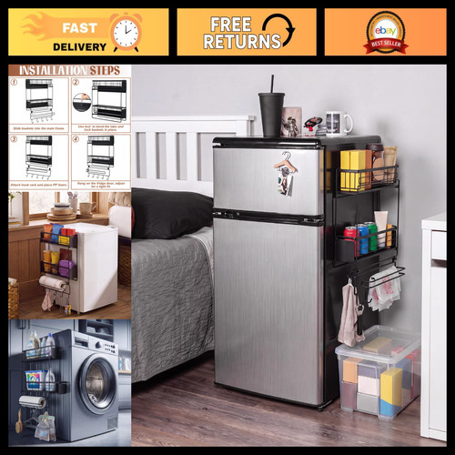 Tier magnetic mini fridge - 3-tier,