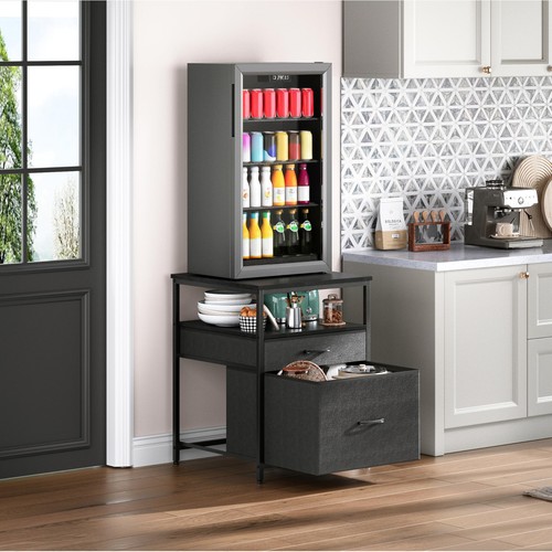 Herture mini fridge stand with - herture,